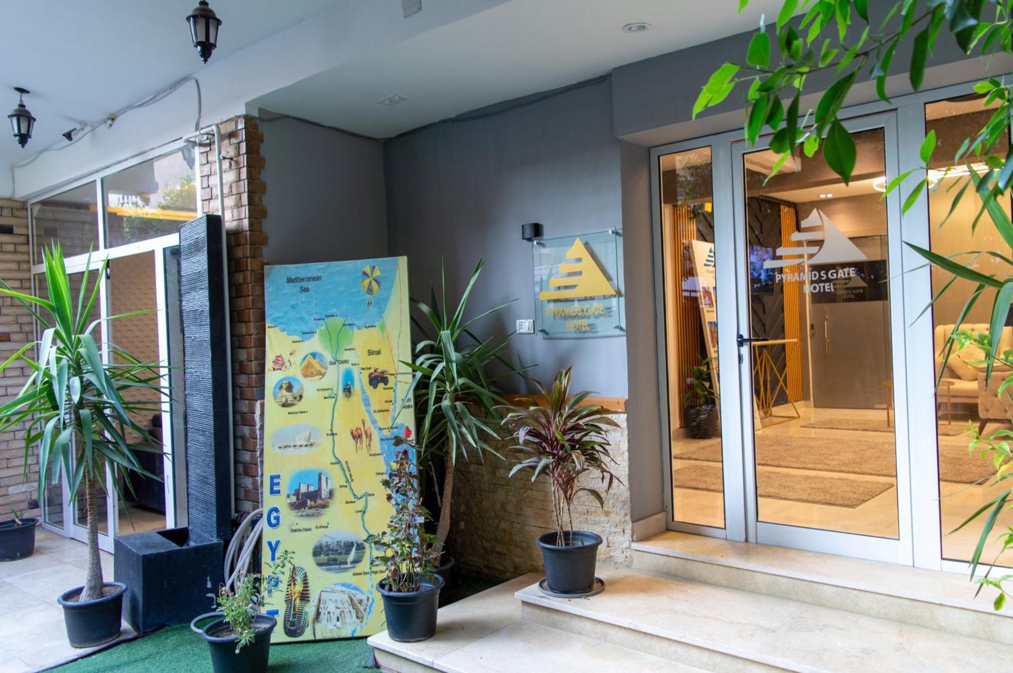 The Pyramids Gate Inn Kafret el-Gabal المظهر الخارجي الصورة